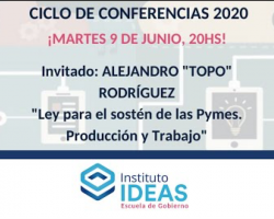 Conferencia: Alejandro “Topo” Rodriguez